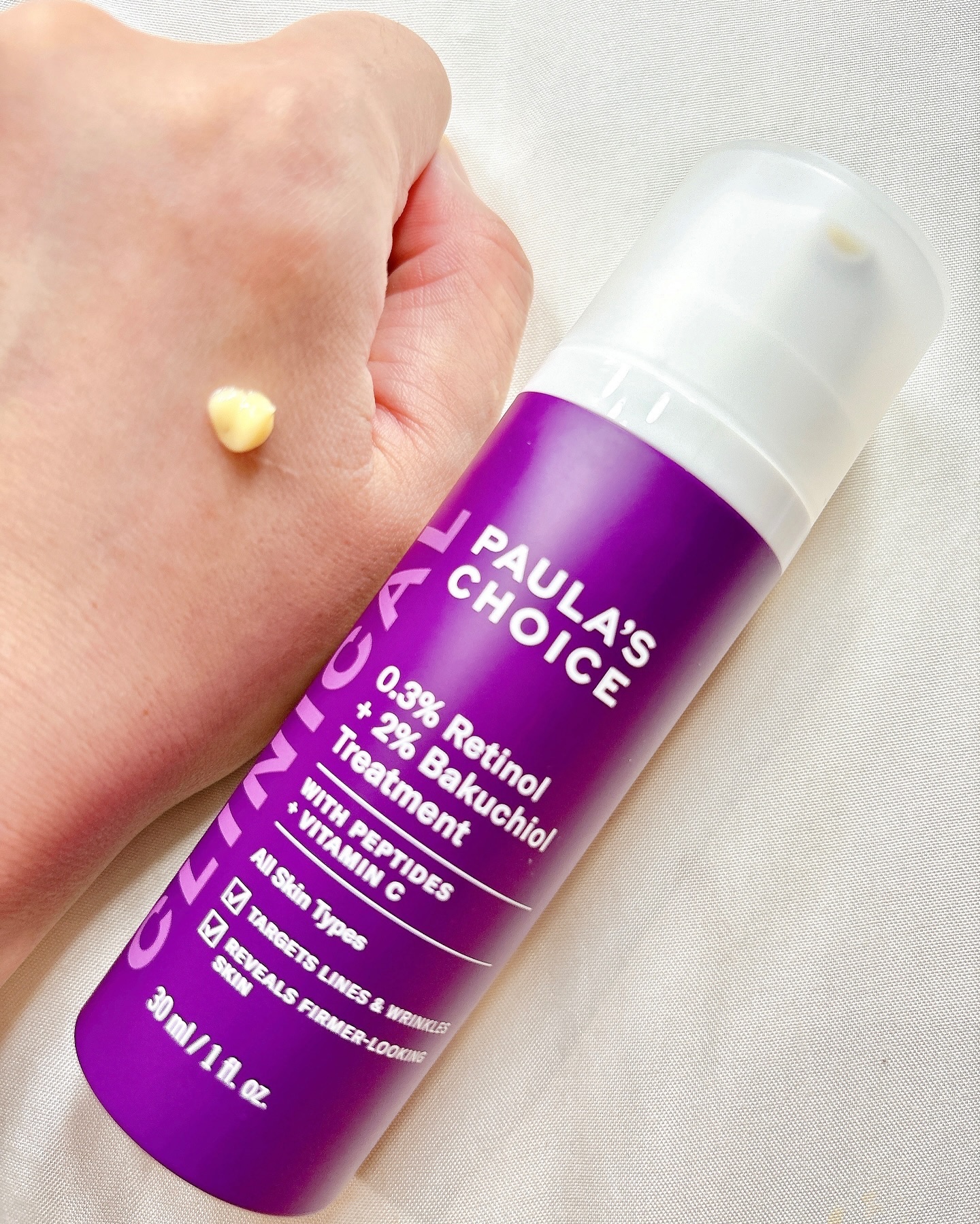 0.3% レチノール + 2% バクチオール トリートメント/ポーラチョイス/美容液を使ったクチコミ（2枚目）