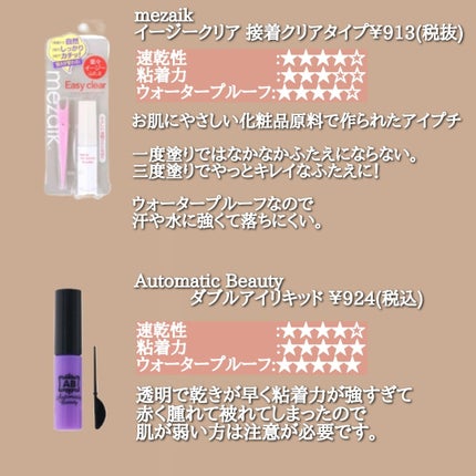 ダブルアイリキッド/Automatic Beauty/二重まぶた用アイテムを使ったクチコミ(3枚目)