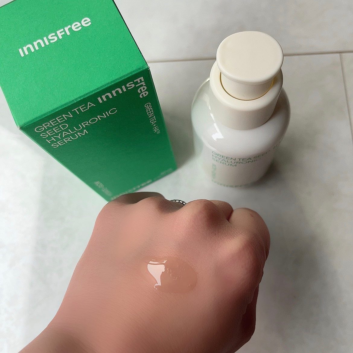 グリーンティーシード セラム N/innisfree/美容液を使ったクチコミ(2枚目)