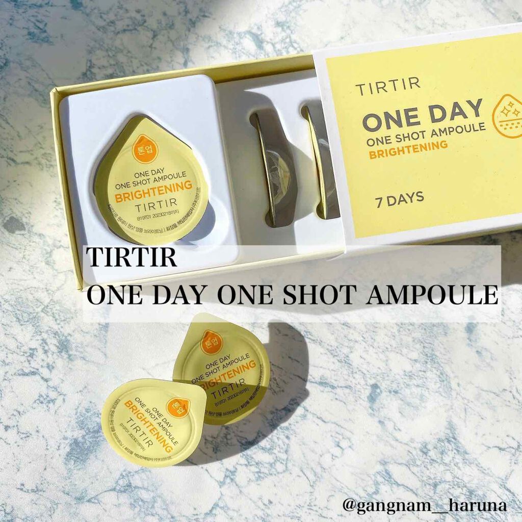 ワンデーワンショットアンプル/TIRTIR(ティルティル)/美容液を使ったクチコミ(1枚目)