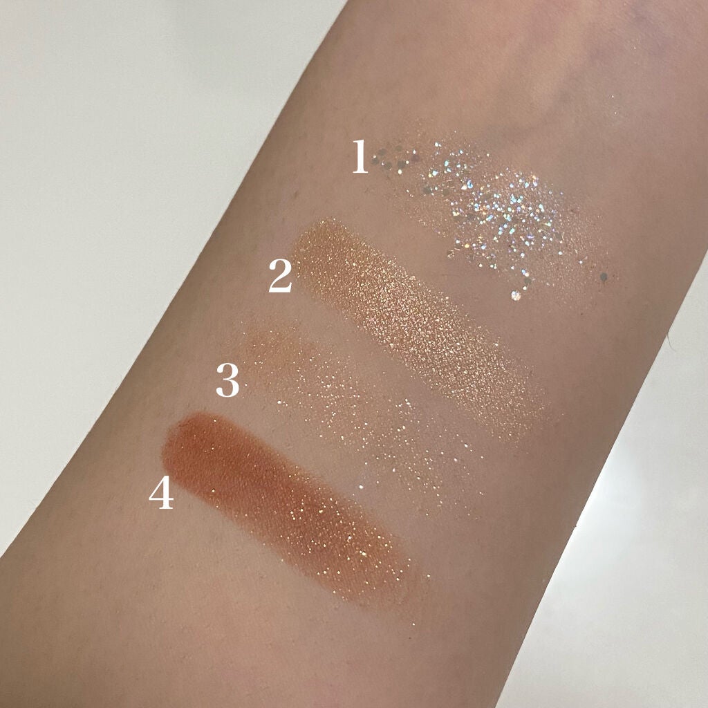 TWINKLE POP Pearl Flex Glitter Eye Palette/CLIO/アイシャドウパレットを使ったクチコミ(4枚目)