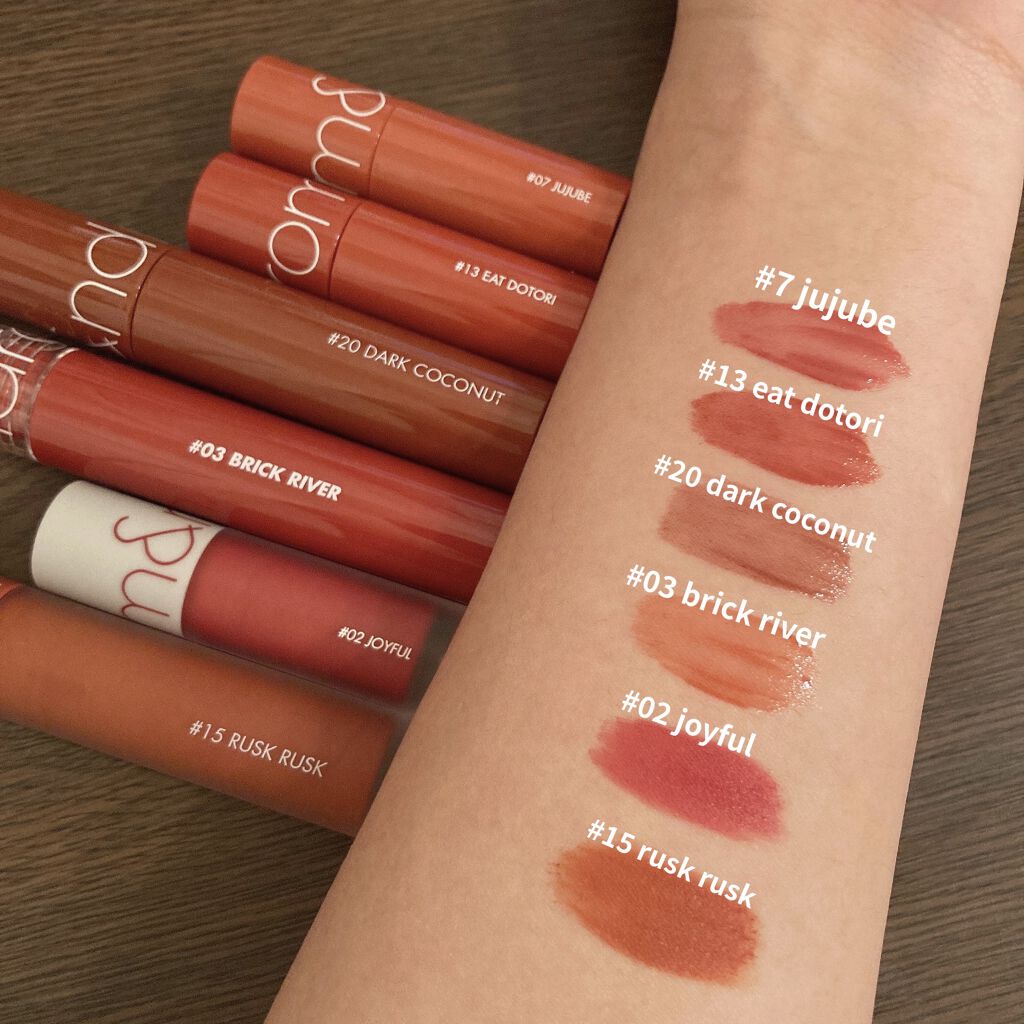 ゼロベルベットティント/rom&nd/リップティントを使ったクチコミ（2枚目）