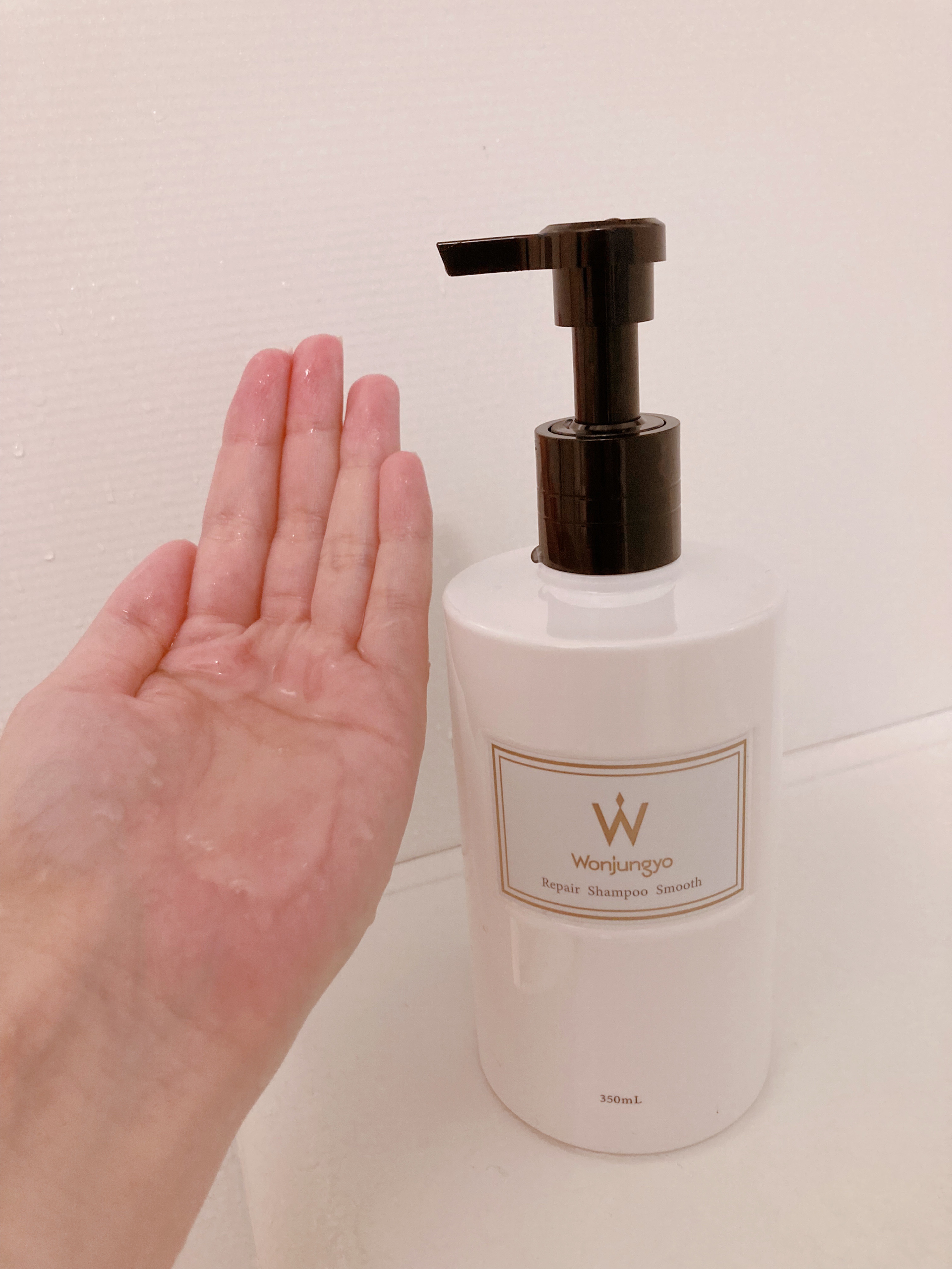 ウォンジョンヨ リペアシャンプー スムース／リペアトリートメント スムース/Wonjungyo/市販シャンプーを使ったクチコミ（2枚目）