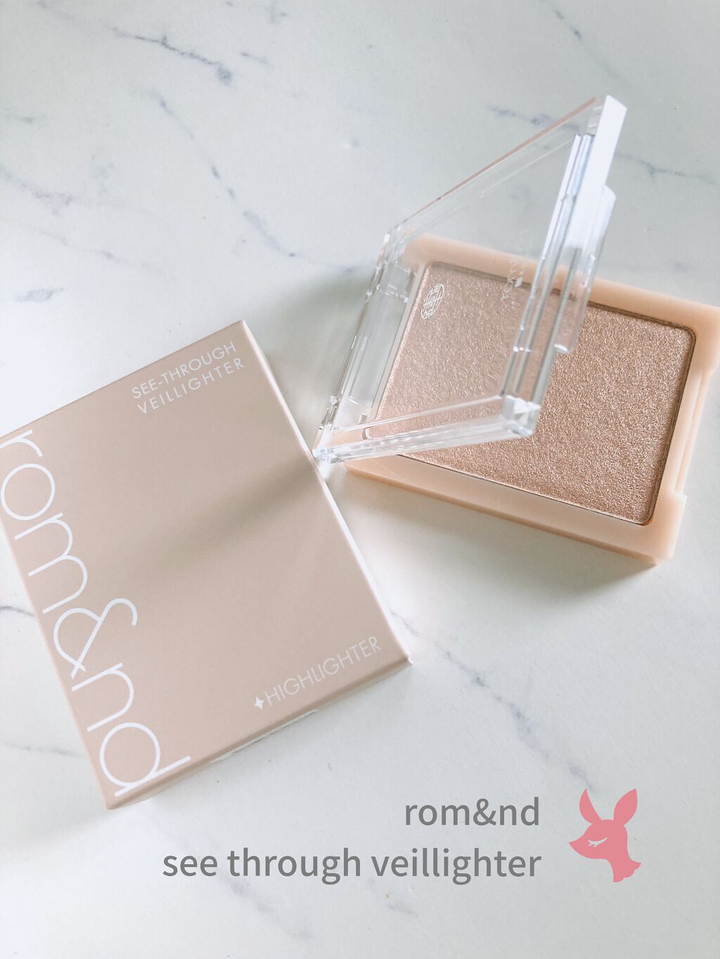 ヴェールライター/rom&nd/パウダーハイライトを使ったクチコミ（1枚目）