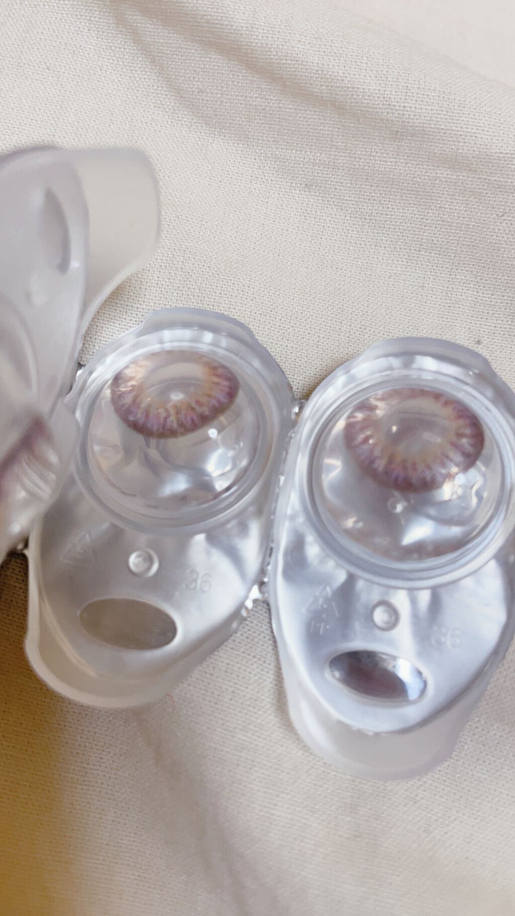 ピエナージュ ミミジェム ワンデー ミミプラチナム/PienAge/カラーコンタクトレンズを使ったクチコミ（3枚目）