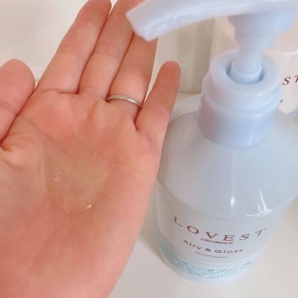 エアリーアンドグロス シャンプー/トリートメント /LOVEST by air Salon Quality Hair Care/市販シャンプーを使ったクチコミ(3枚目)