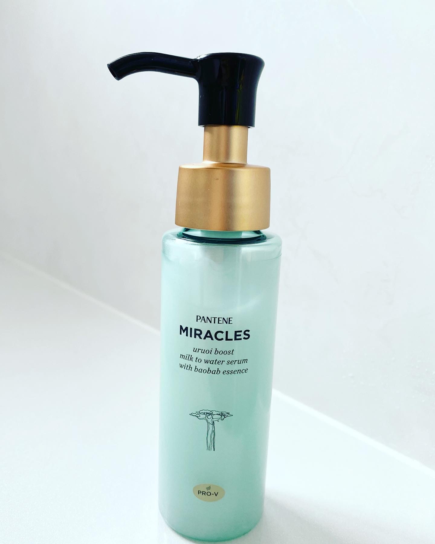 ミラクルズ うるおいブーストミルクウォーターセラム/パンテーン/アウトバストリートメントを使ったクチコミ（1枚目）