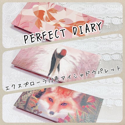 エクスプローラ12色 動物アイシャドウパレット/PERFECT DIARY/アイシャドウパレットを使ったクチコミ(1枚目)