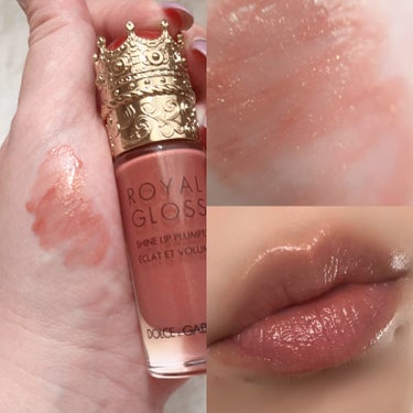 ロイヤルグロス シャインリッププランパー Divine Nude/DOLCE&GABBANA BEAUTY/口紅を使ったクチコミ（3枚目）