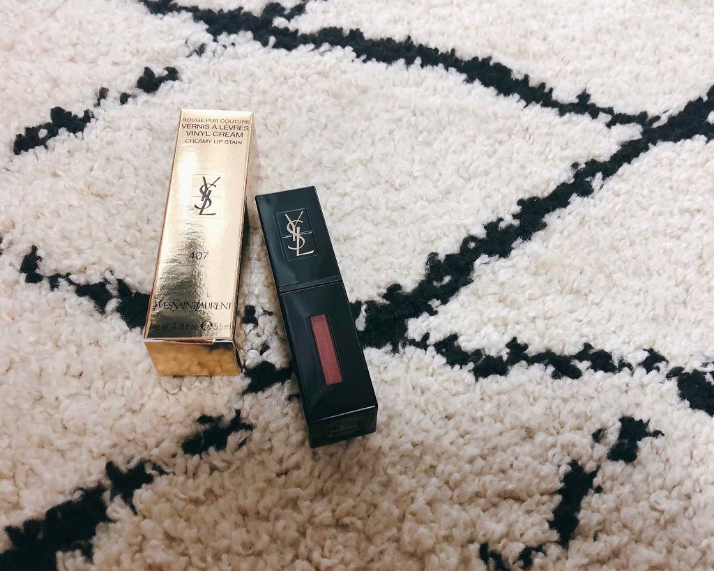 ルージュ ピュールクチュール ヴェルニ ヴィニルクリーム/YVES SAINT LAURENT BEAUTE/口紅を使ったクチコミ(1枚目)