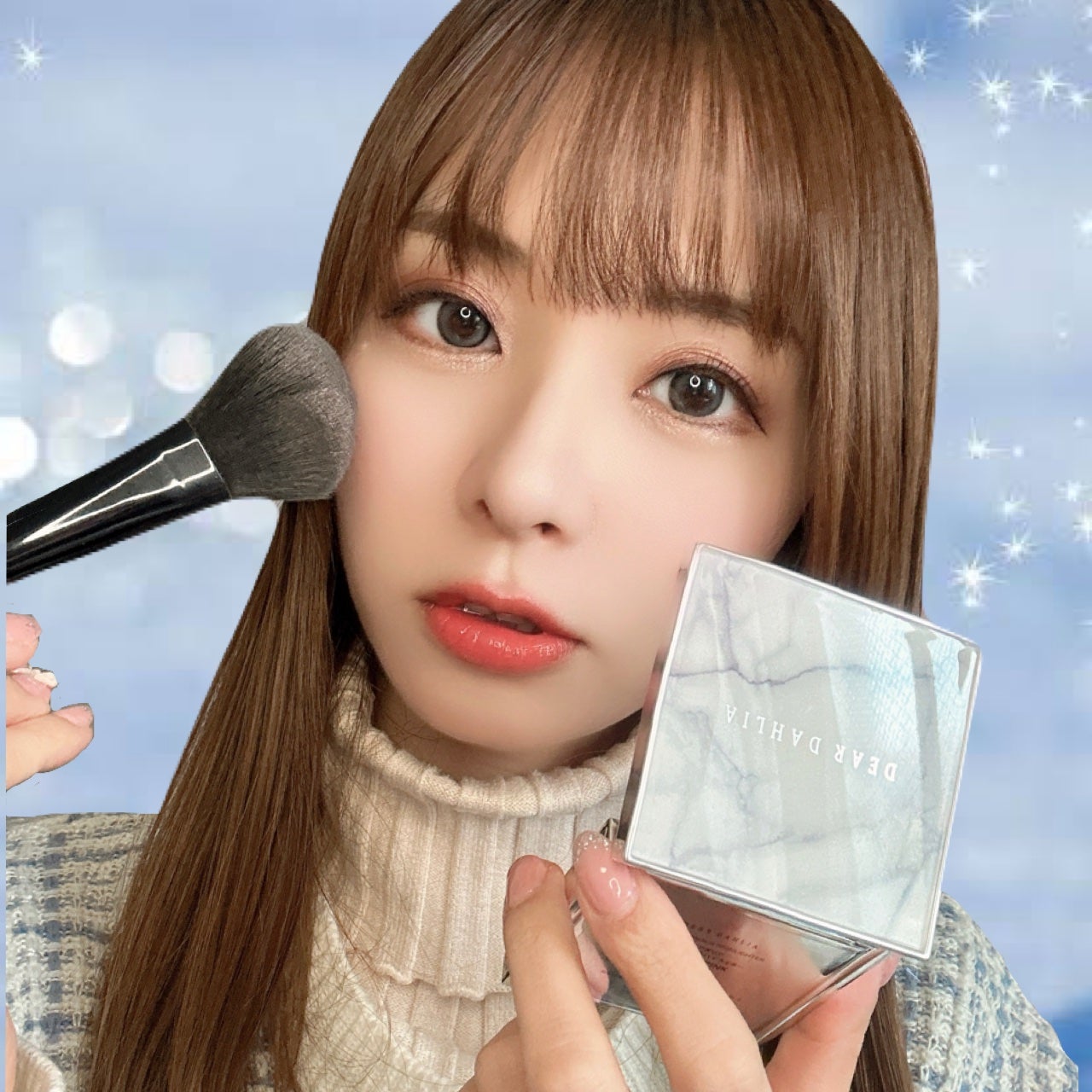 スキンルミナスハイライター/DEAR DAHLIA/パウダーハイライトを使ったクチコミ(2枚目)