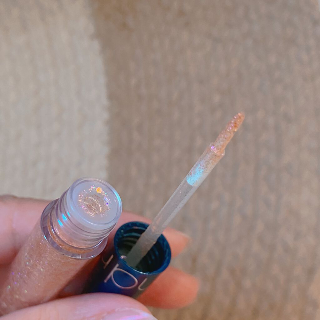 リキッド グリッター シャドウ/rom&nd/グリッターを使ったクチコミ（2枚目）