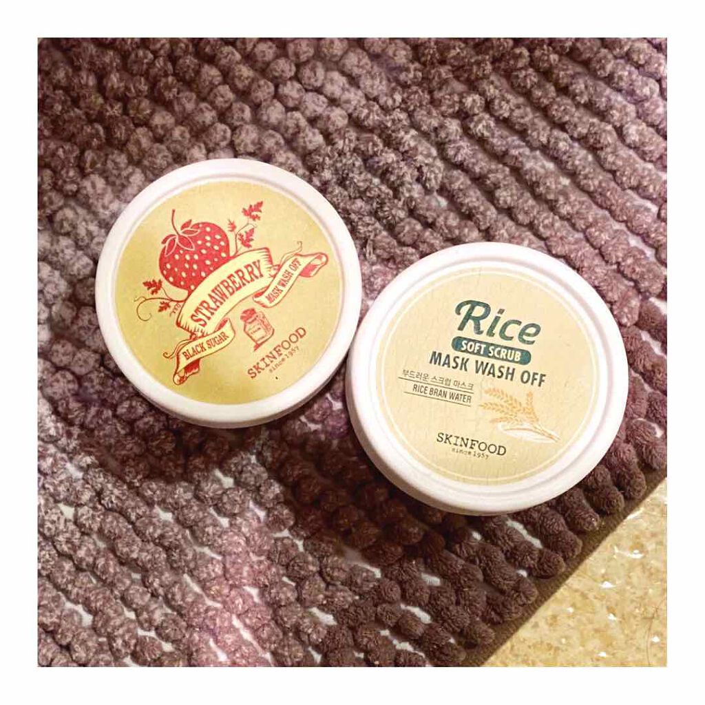 ライスマスク ウォッシュオフ/SKINFOOD/洗い流すパック・マスクを使ったクチコミ(1枚目)