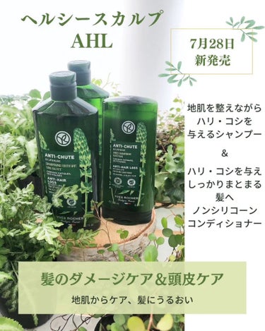 ヘルシースカルプシャンプー AHL/コンディショナー AHL/イヴ・ロシェ/シャンプー・コンディショナーを使ったクチコミ（3枚目）