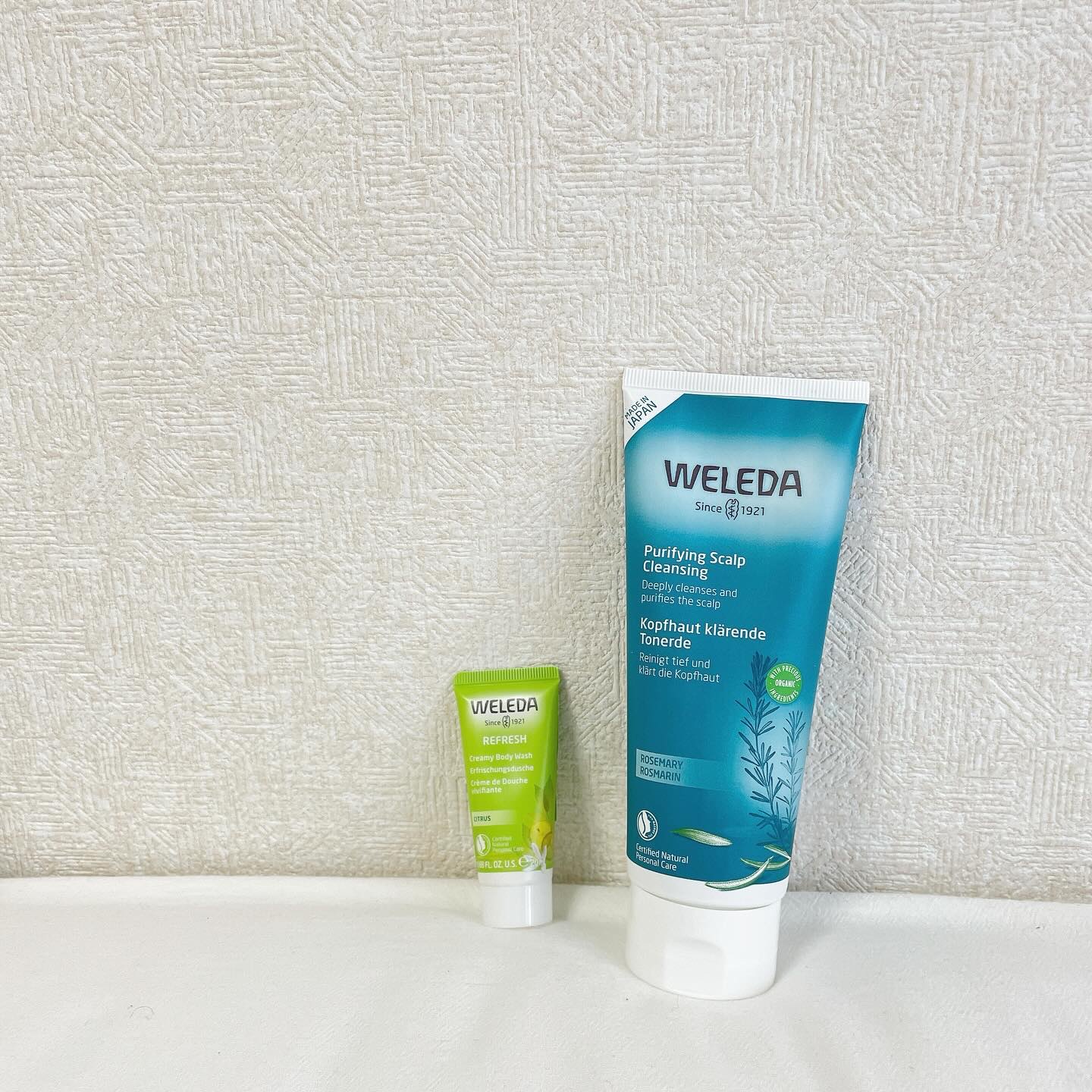 スカルプ＆ボディ リフレッシュセット/WELEDA/その他キットセットを使ったクチコミ（2枚目）