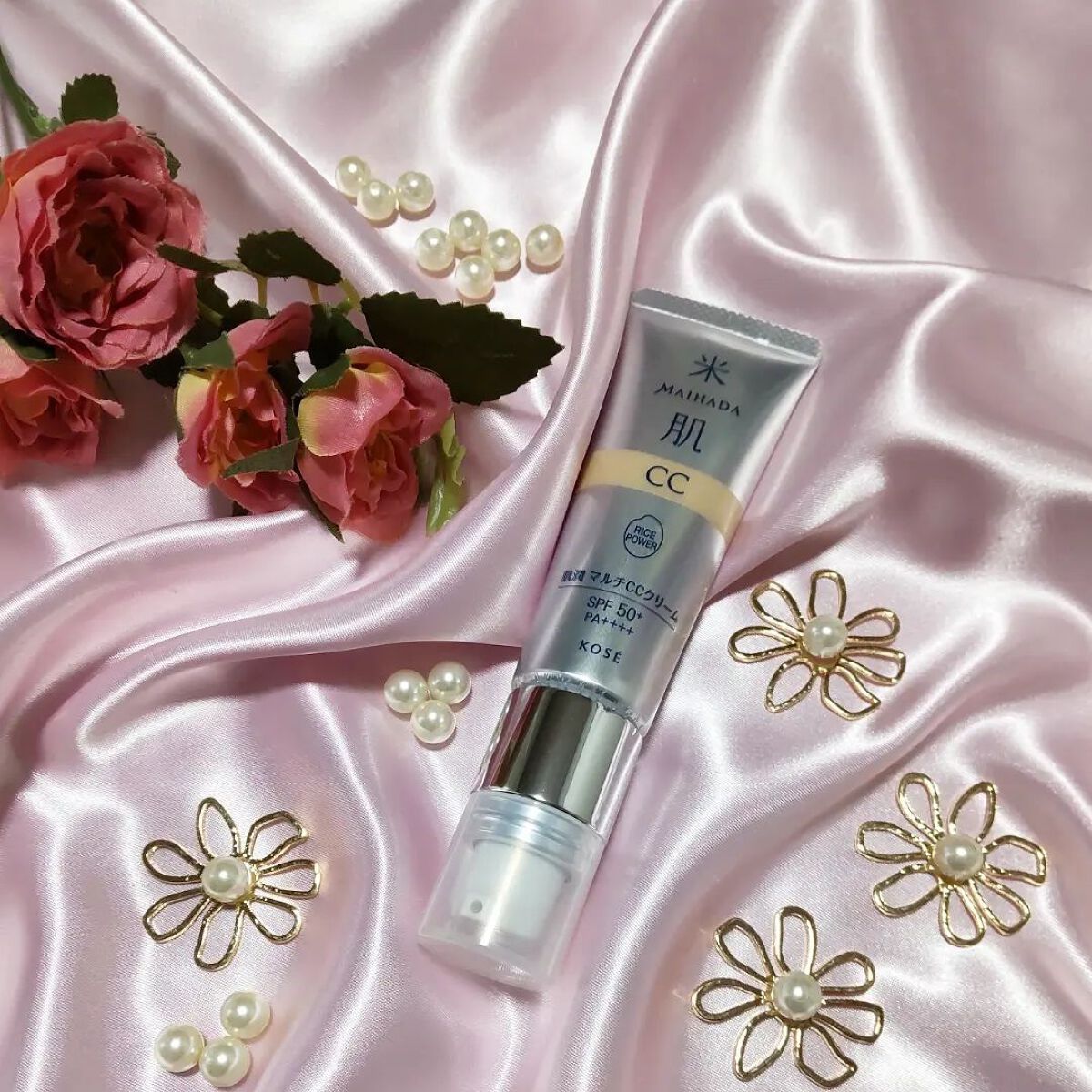 肌潤 マルチCCクリーム/米肌/CCクリームを使ったクチコミ(1枚目)