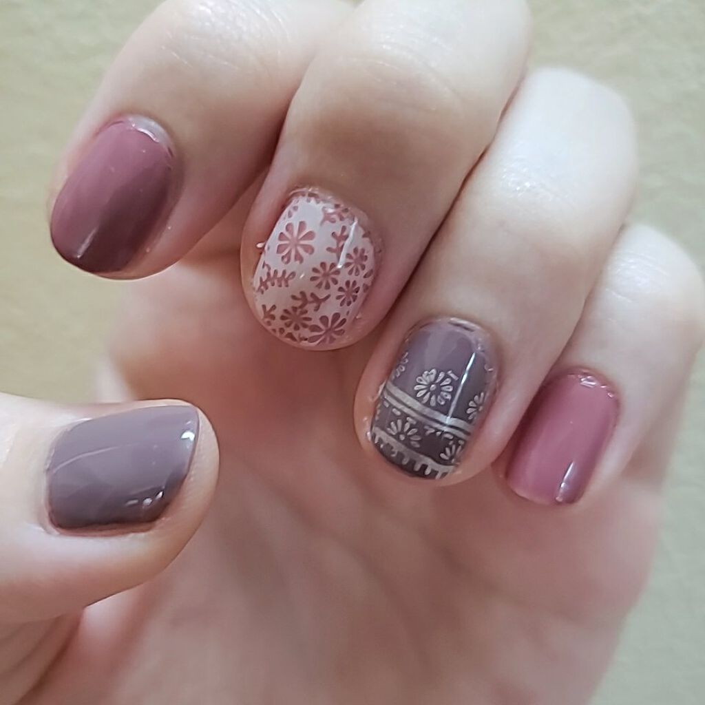 クレヨン ネイルスタンプ スタンパーセット ポイントタイプ/キャンドゥ/ネイル用品を使ったクチコミ（2枚目）