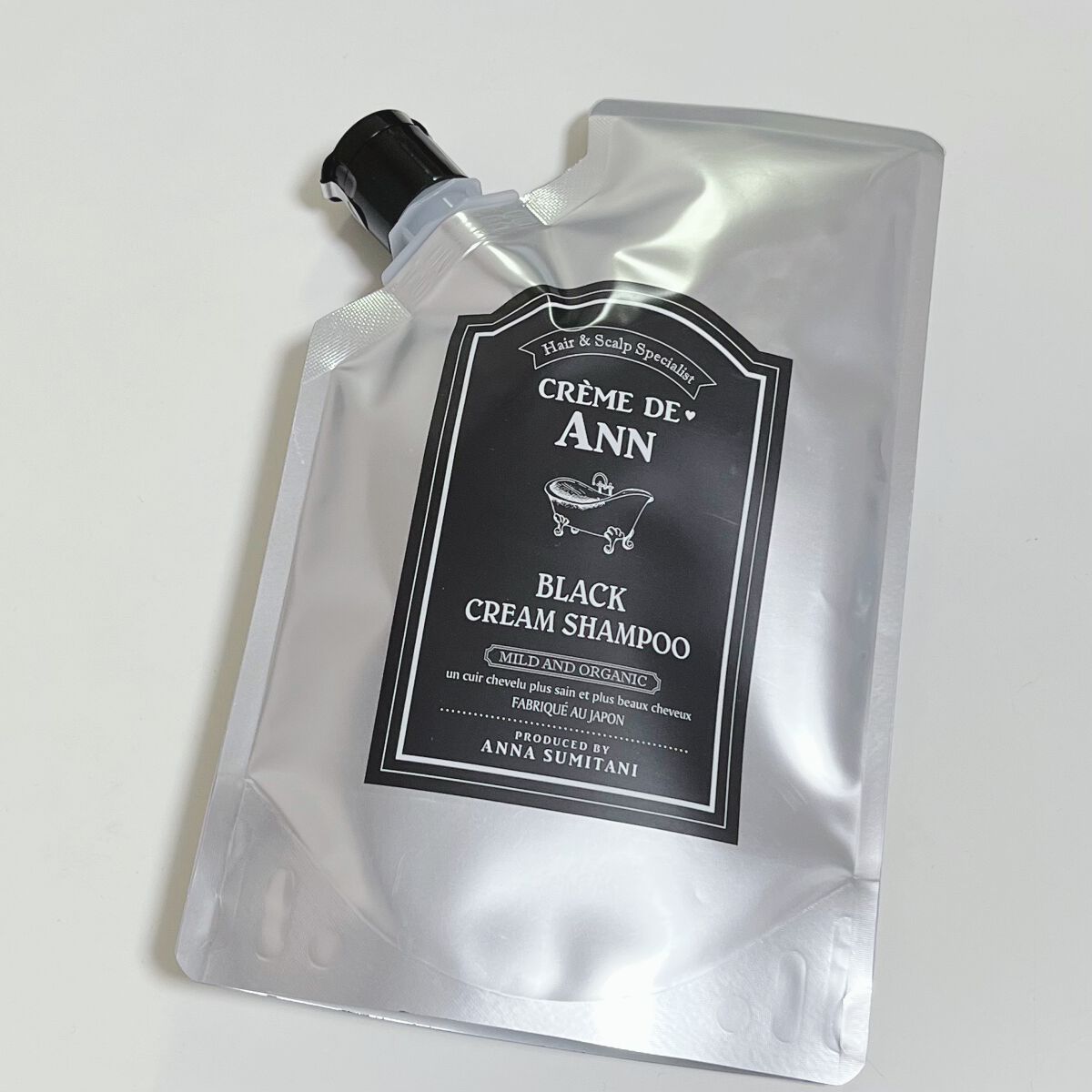 ブラッククリームシャンプー/creme de Ann/市販シャンプーを使ったクチコミ(1枚目)