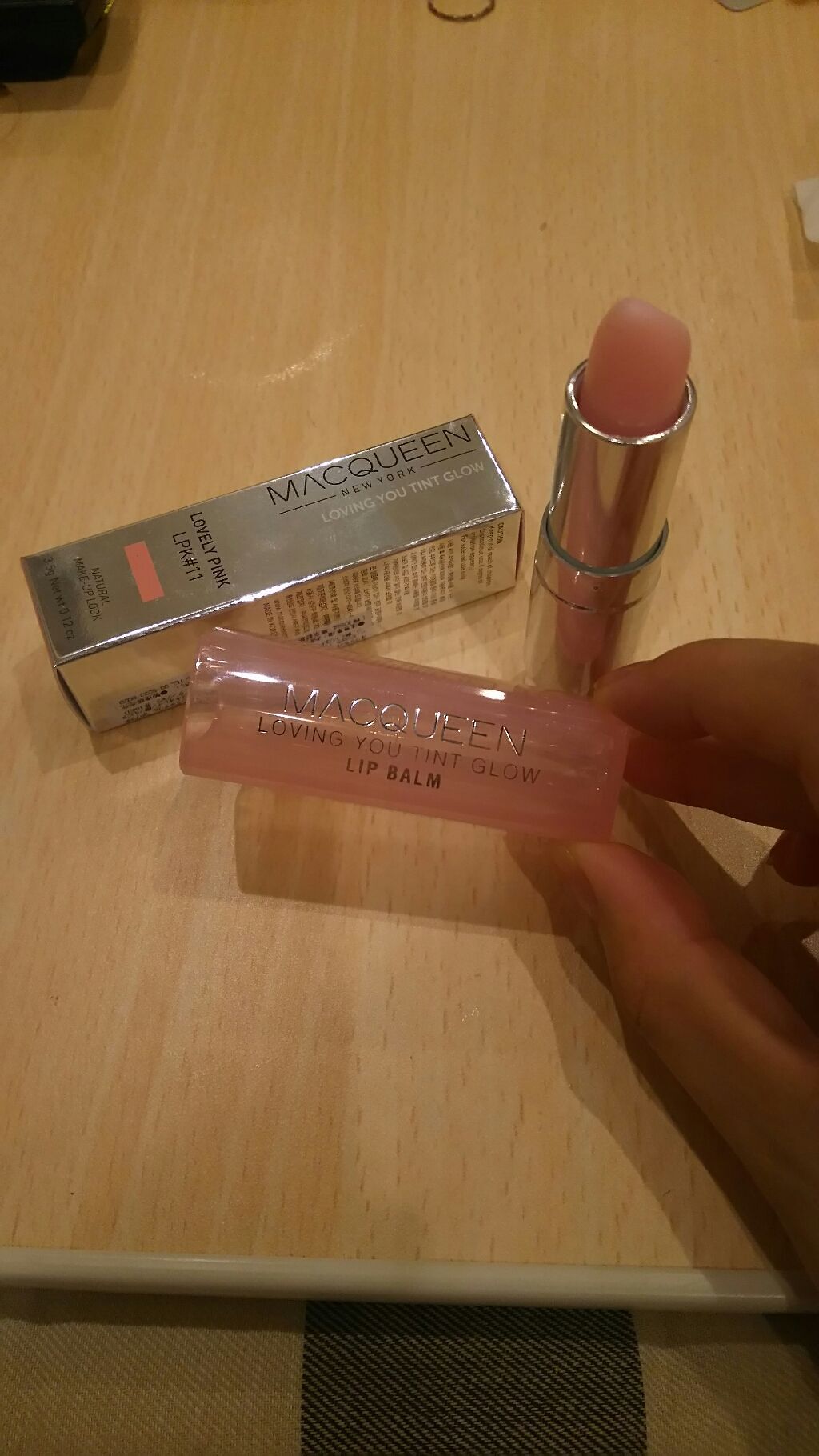 ラヴィング・ユーティントリップバーム/MACQUEEN NEWYORK/リップティントを使ったクチコミ（2枚目）