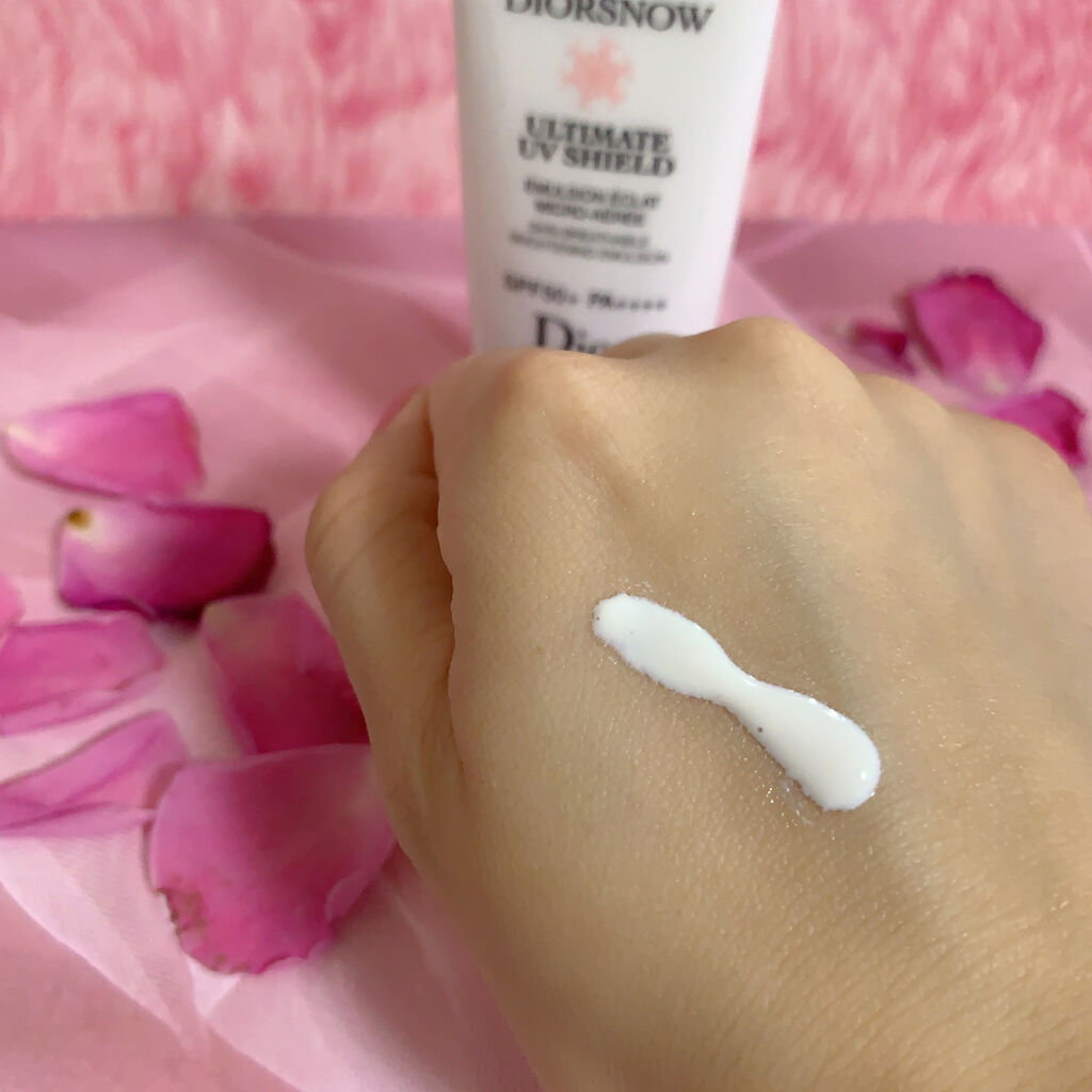 【旧】スノー アルティメット ＵＶシールド 50＋/Dior/日焼け止めミルクを使ったクチコミ（2枚目）