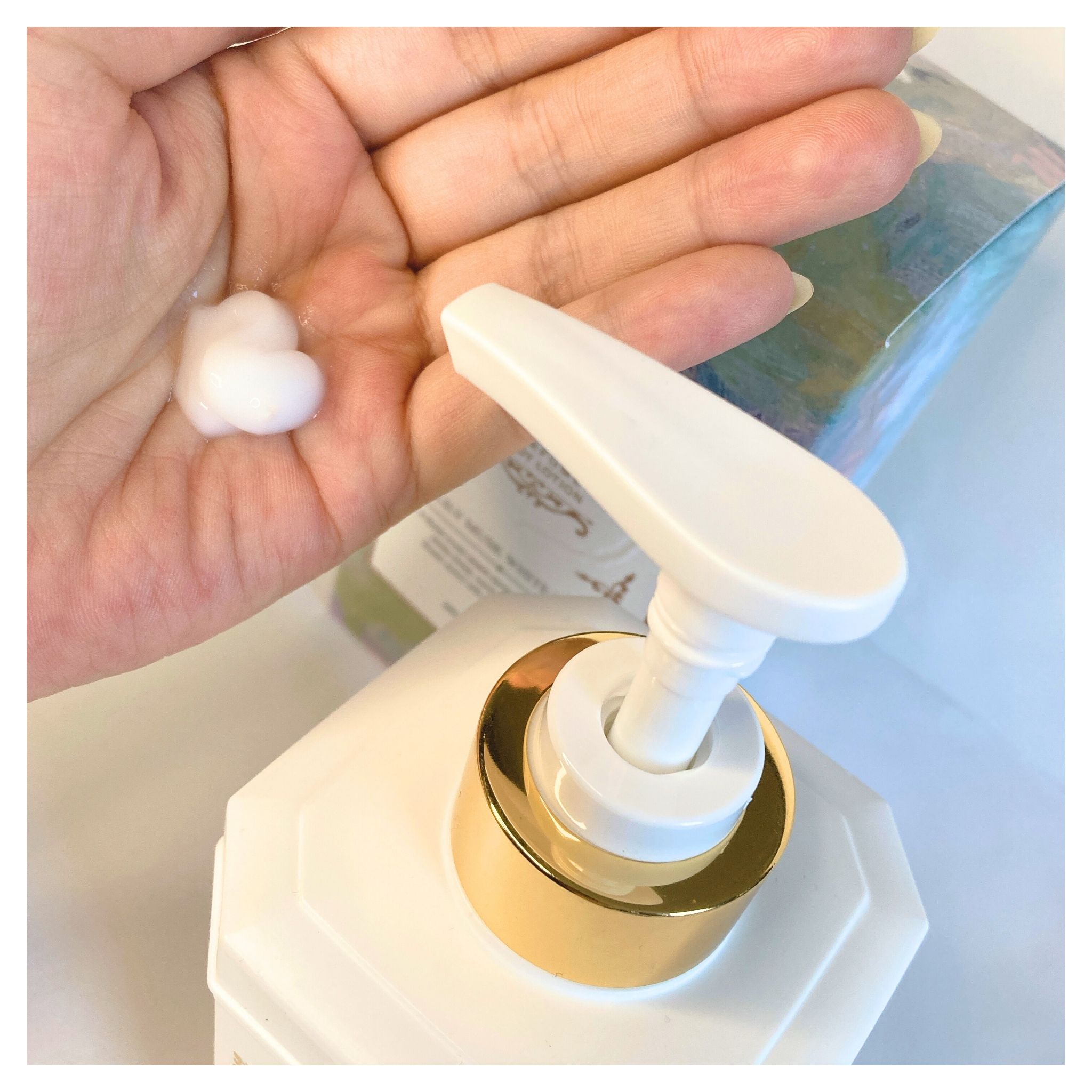 パフュームボディローション リリィムスクホワイトティー/TEABLESS/ボディローションを使ったクチコミ（3枚目）