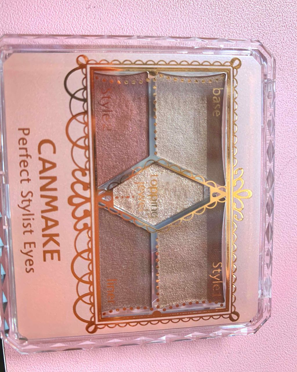 【旧品】パーフェクトスタイリストアイズ/キャンメイク/アイシャドウパレットを使ったクチコミ(1枚目)