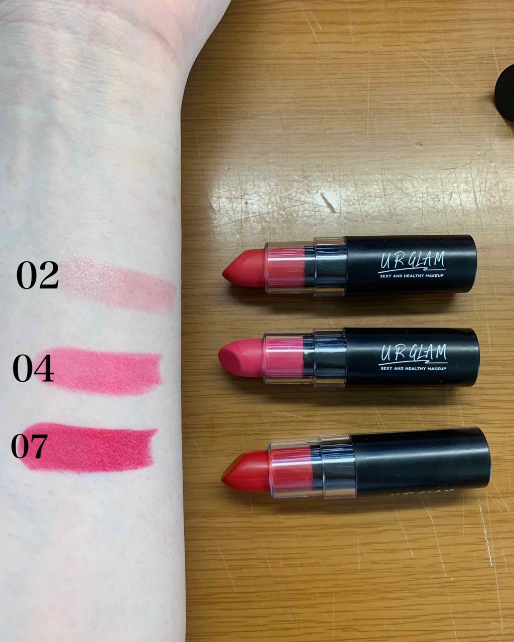 UR GLAM CREAMY LIPSTICK EX/U R GLAM/口紅を使ったクチコミ(3枚目)