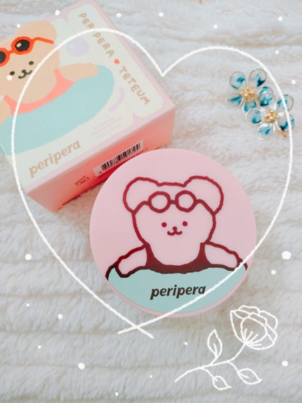 【ペリペラ×TETEUM】オイル キャプチャー クーリング パウダー/PERIPERA/ルースパウダーを使ったクチコミ(1枚目)