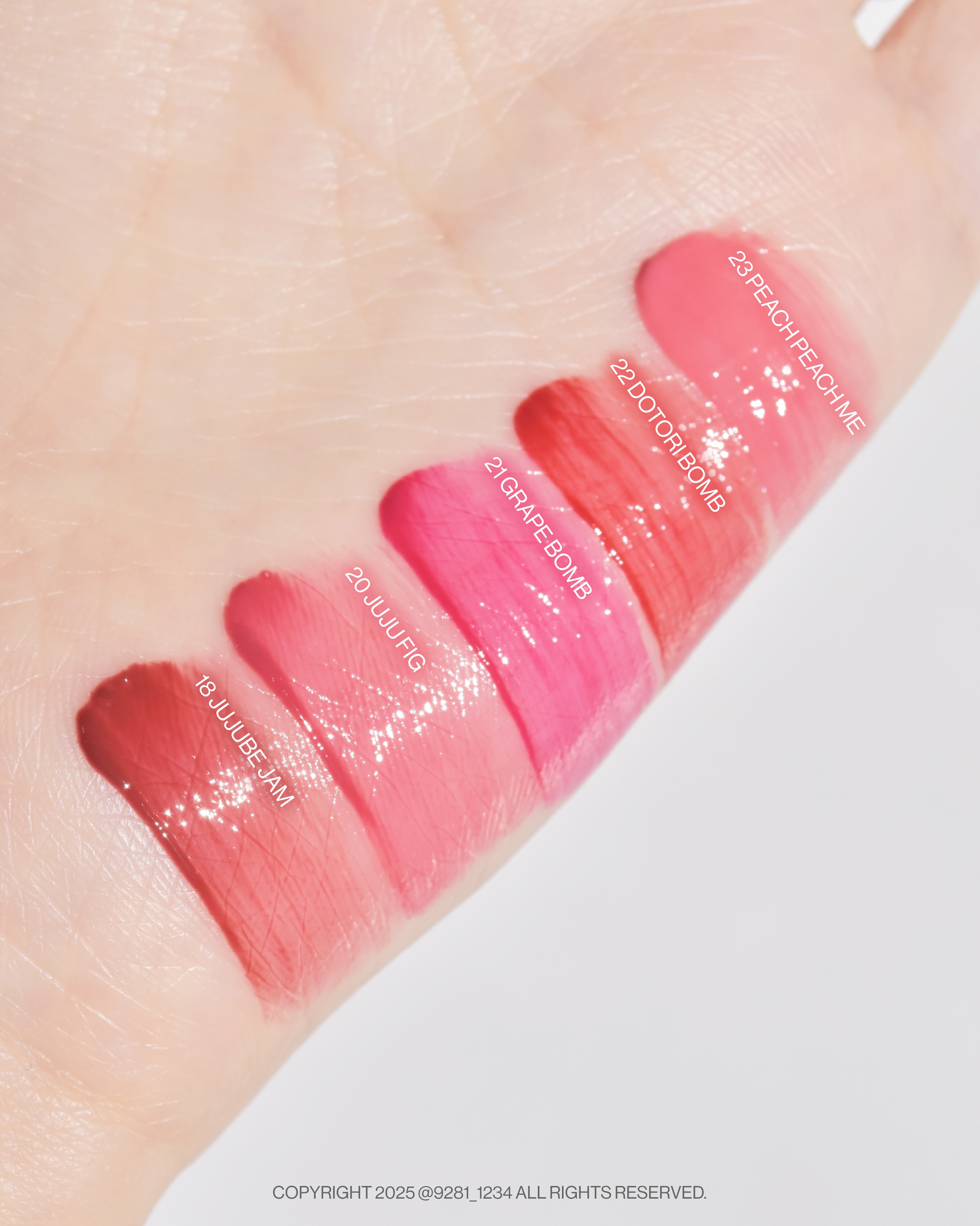 ザ ジューシーラスティングティント/rom&nd/リップティントを使ったクチコミ（3枚目）