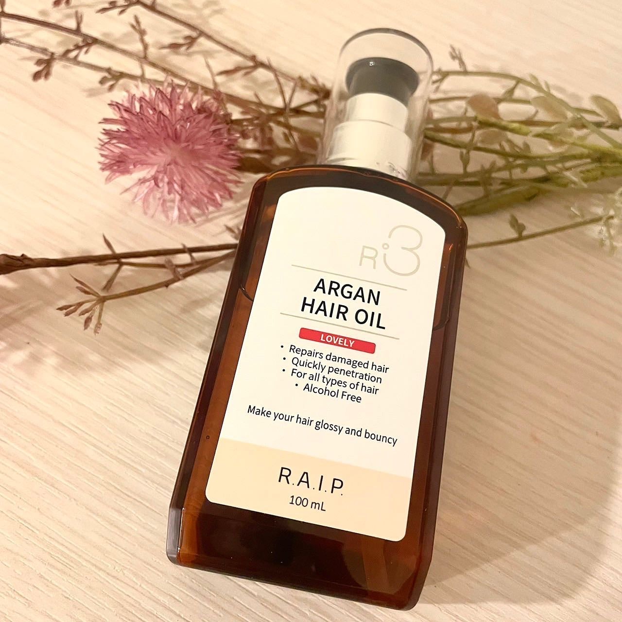 ライプ R3 アルガン ヘアオイル/RAIP/ヘアオイルを使ったクチコミ(1枚目)