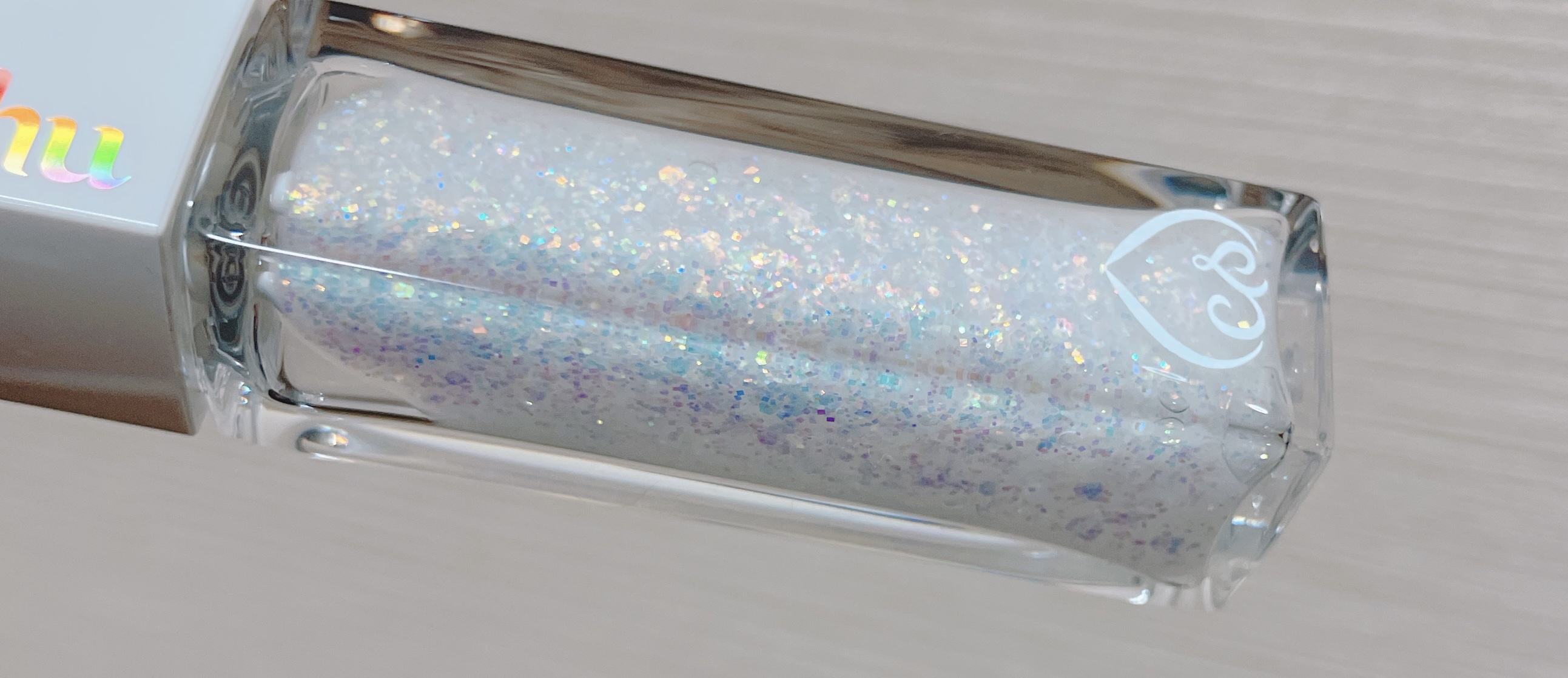 アイドルプリズムグリッター 01 天使の涙(クリア)/chee shu/グリッターを使ったクチコミ（2枚目）