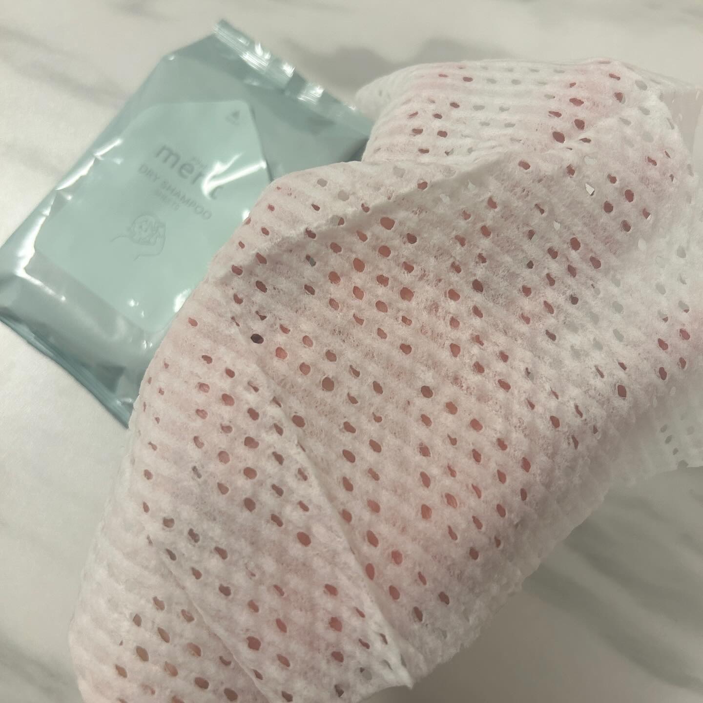 メリット ドライシャンプーシート すっきり爽快タイプ/メリット/ドライシャンプーを使ったクチコミ（3枚目）