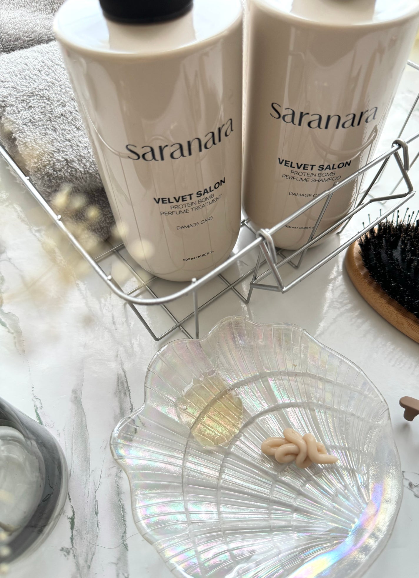 ベルベットサロンプロテインシャンプー/SARANARA/市販シャンプーを使ったクチコミ(2枚目)