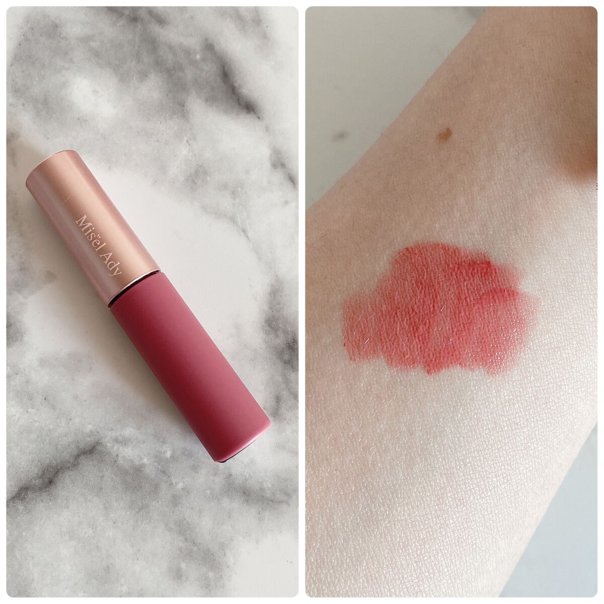 ミゼルエディウォーターリップティントマット/スキューズミー/リップティントを使ったクチコミ（1枚目）