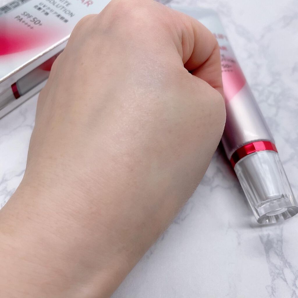 D-UVクリア ホワイトソリューション/アスタリフト/日焼け止めクリームを使ったクチコミ(4枚目)