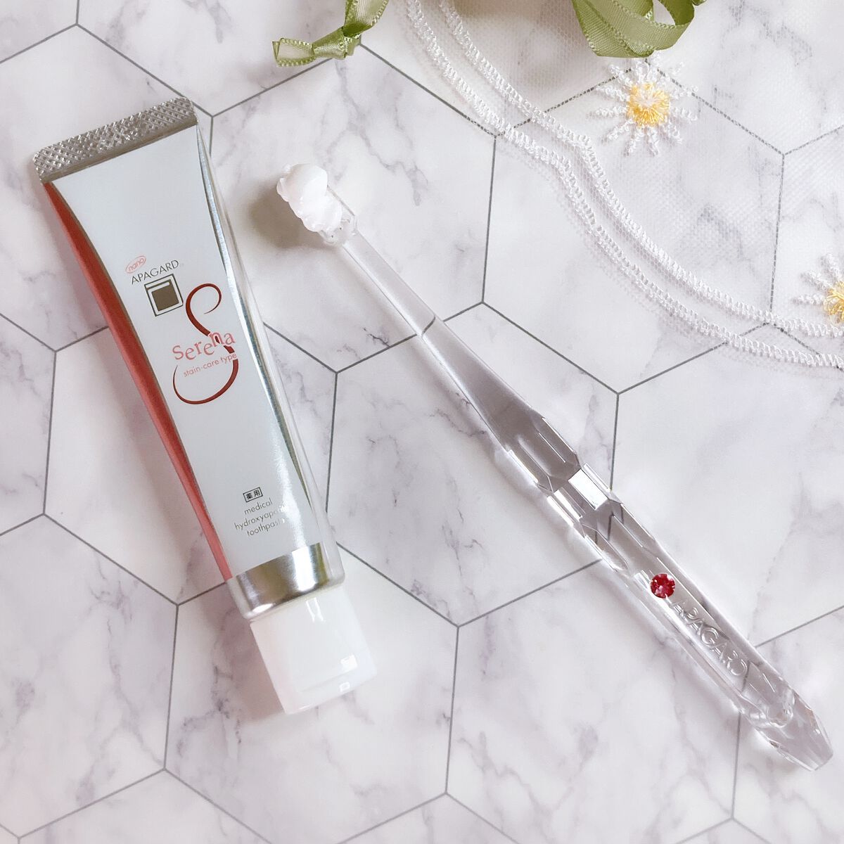 アパガードクリスタル歯ブラシ/アパガード/歯ブラシを使ったクチコミ(6枚目)