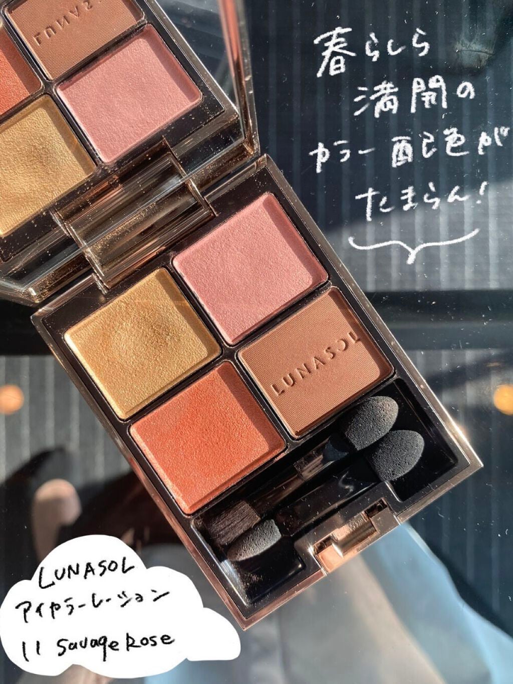 アイカラーレーション/LUNASOL/アイシャドウパレットを使ったクチコミ(2枚目)