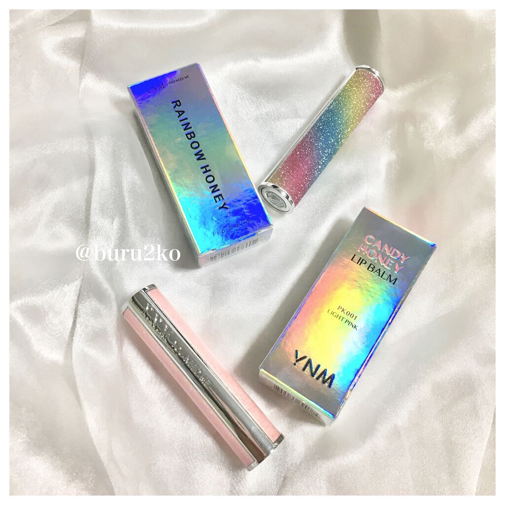YNM  レインボーハニーリップバーム/YNM/リップバームを使ったクチコミ（1枚目）