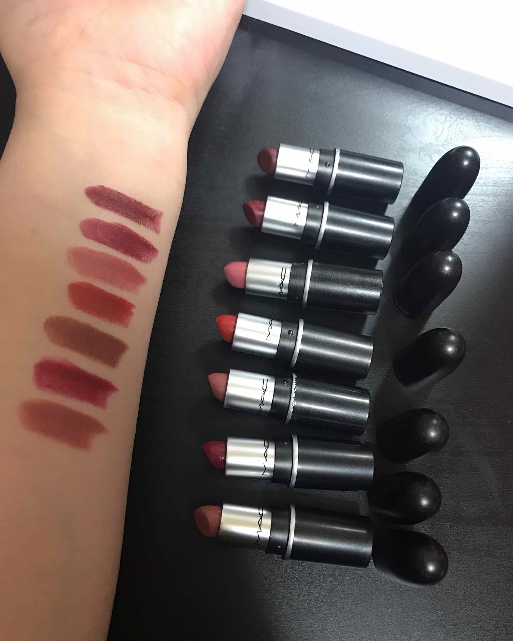 リップスティック D フォー デンジャー/M・A・C/口紅を使ったクチコミ（2枚目）