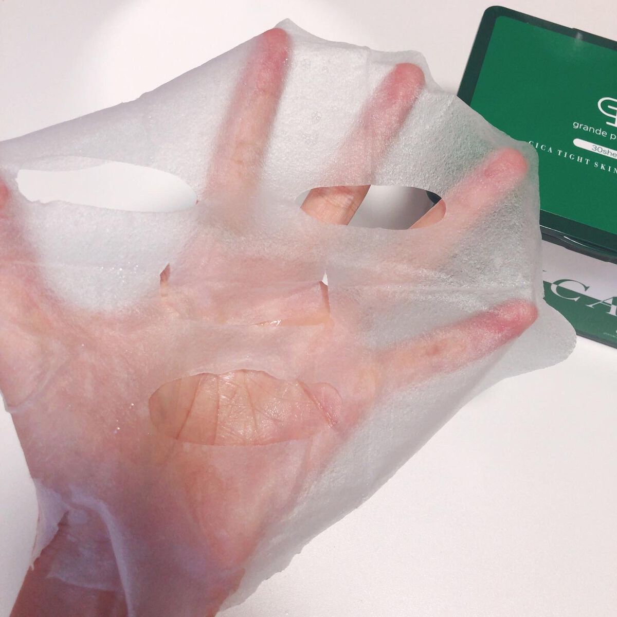 CICA タイトスキンシートマスク/Grande Prossimo/シートマスク・パックを使ったクチコミ(4枚目)