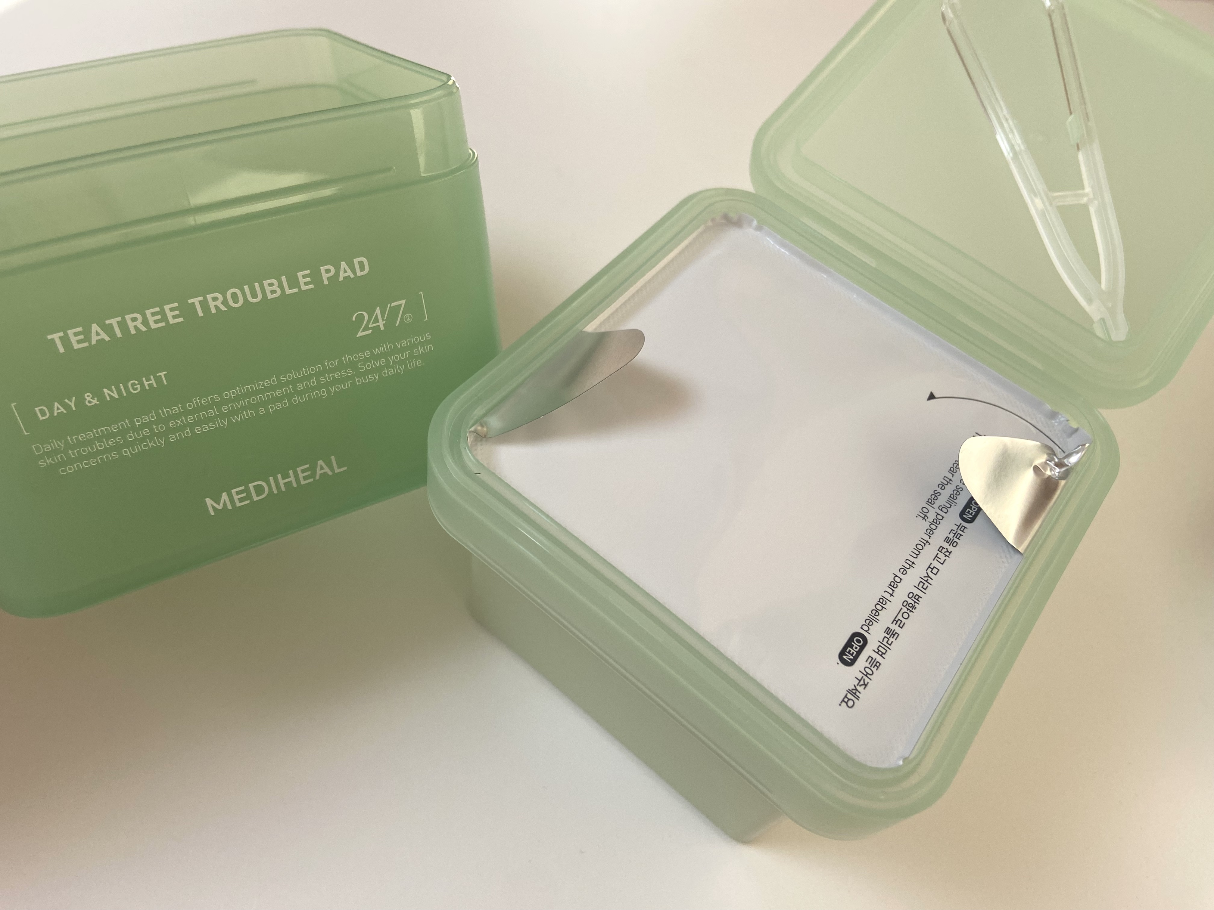 ティーツリー トラブルパッド/MEDIHEAL/トナーパッドを使ったクチコミ（2枚目）