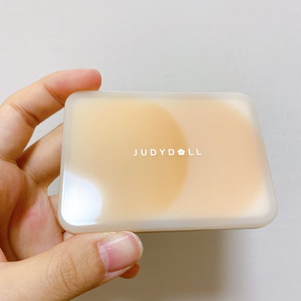 JUDYDOLL フィックスハイライトパクト 02 オーツミルクラテ/JUDYDOLL/クリームハイライトを使ったクチコミ(2枚目)