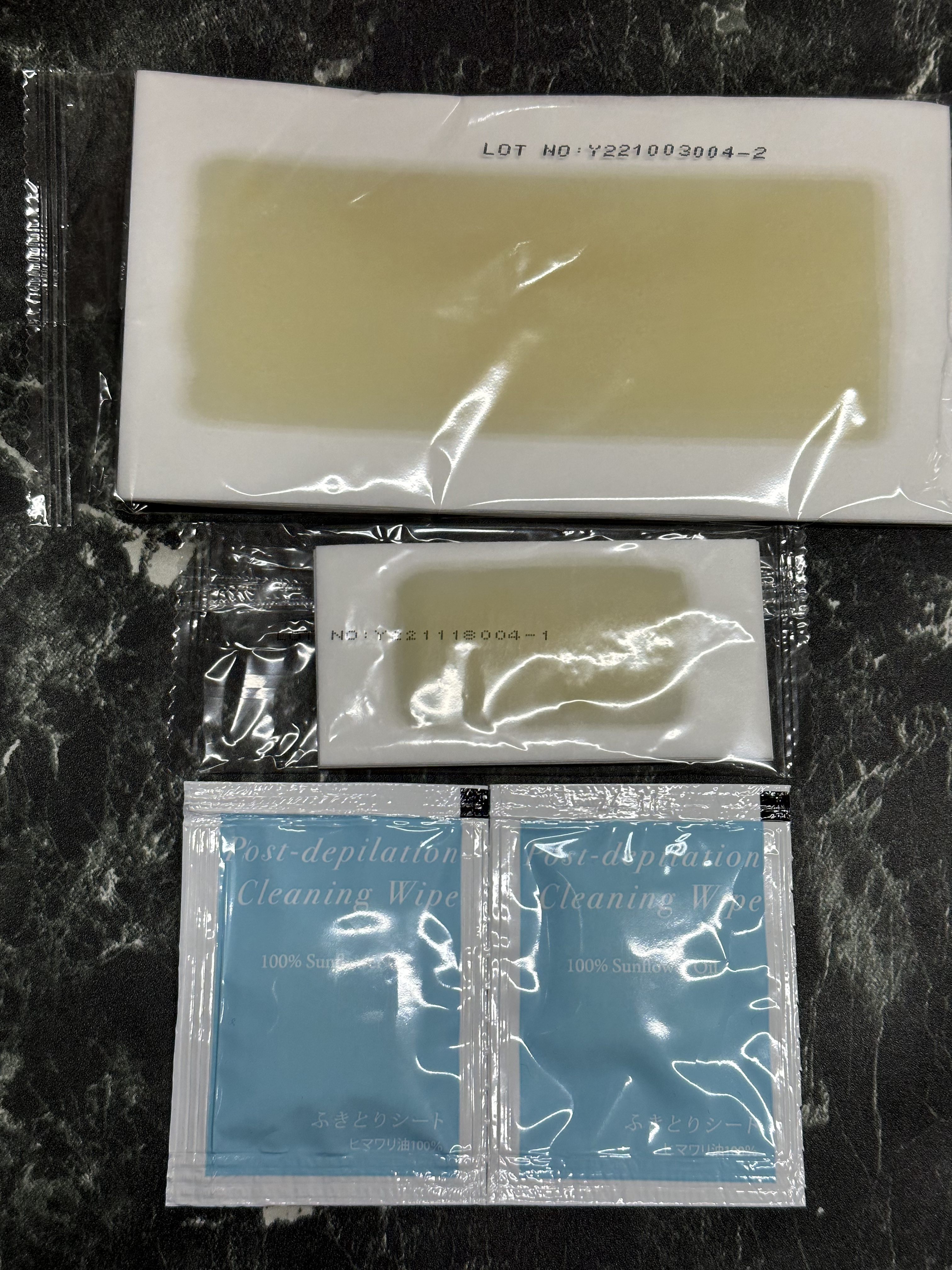 リムーヴ　脱毛ワックスシート（男女兼用）/remove/ムダ毛ケアを使ったクチコミ（3枚目）