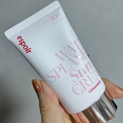 ウォータースプラッシュサンクリーム セラミド/espoir/日焼け止めクリームを使ったクチコミ(1枚目)
