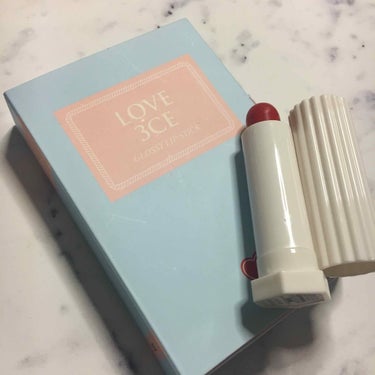 LOVE 3CE GLOSSY LIP STICK/3CE/口紅を使ったクチコミ（1枚目）