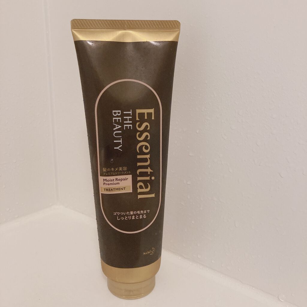 THE BEAUTY 髪のキメ美容プレミアムトリートメント<モイストリペアプレミアム>/エッセンシャル/洗い流すヘアトリートメントを使ったクチコミ(1枚目)