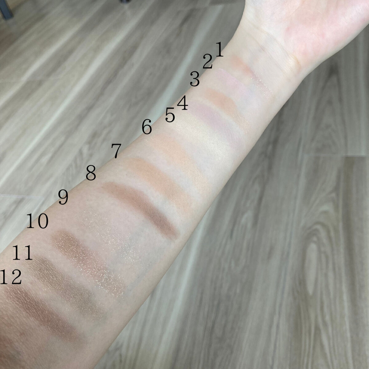 COLORFUL EYE PALETTE/NAMING./アイシャドウパレットを使ったクチコミ（2枚目）