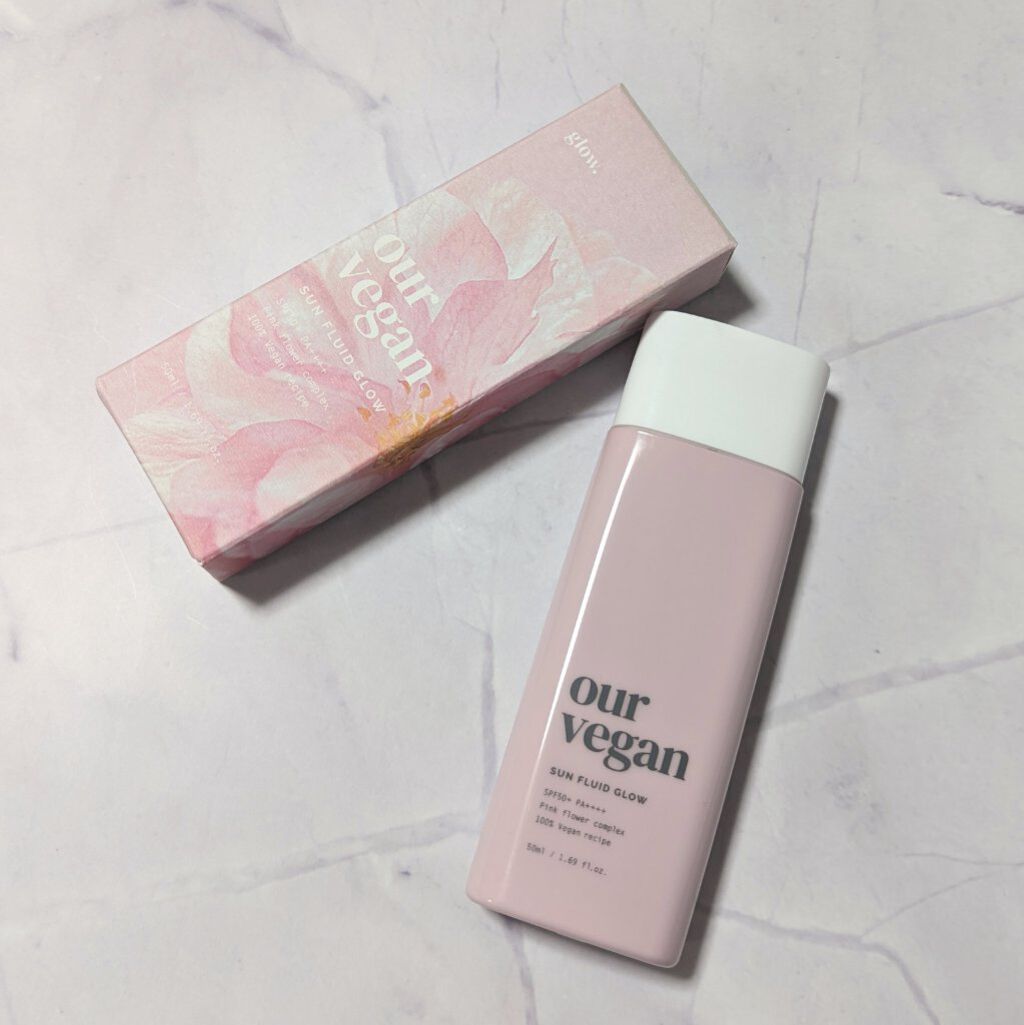 アワーヴィーガン サンプルイド グロー/manyo/化粧下地を使ったクチコミ（2枚目）