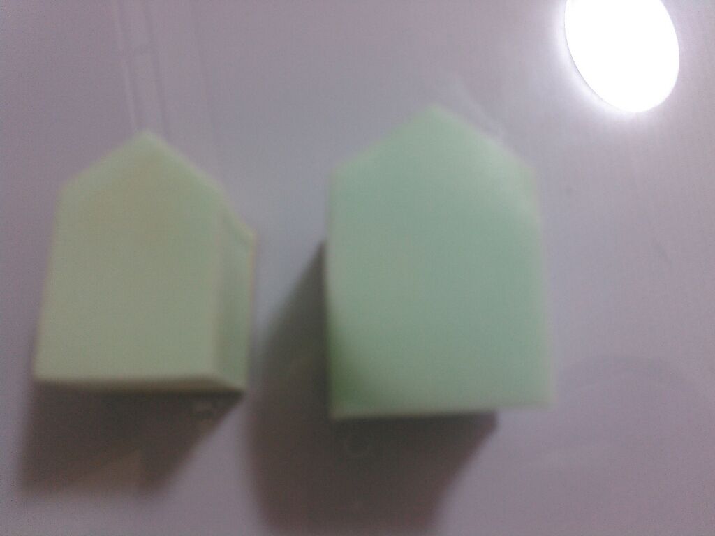 メイクアップスポンジ バリューパック ハウス型 14個/DAISO/パフ・スポンジを使ったクチコミ(4枚目)