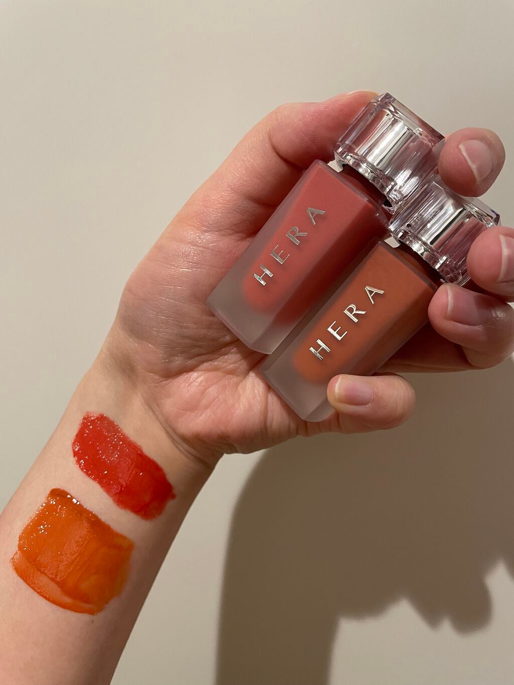 センシュアルフレッシュヌードティント/HERA/リップグロスを使ったクチコミ(5枚目)